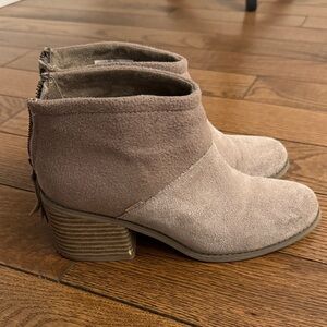 Toms Suede Ankle Booties